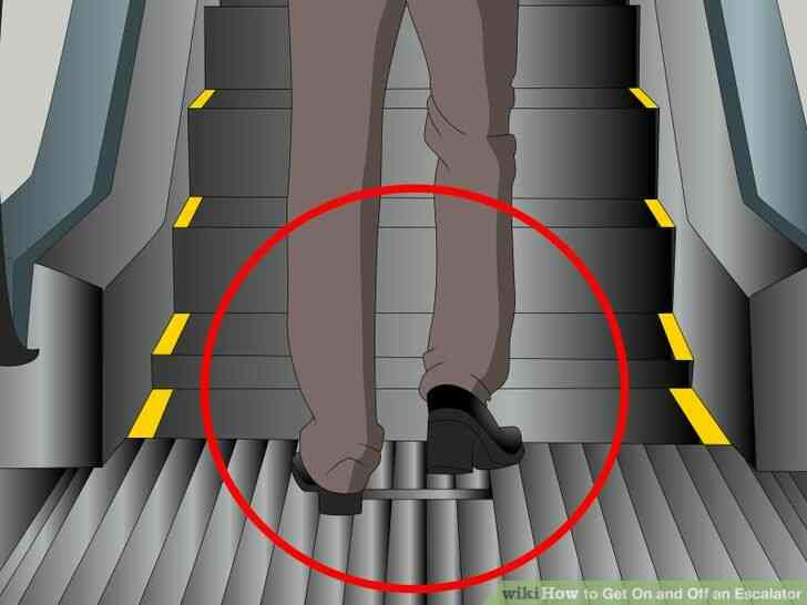 Image intitulé de monter et de descendre un Escalator de l
